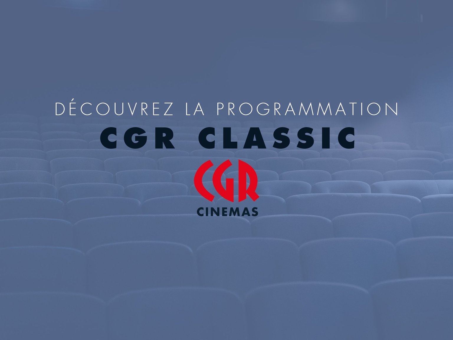 Programmation CGR CLASSIC