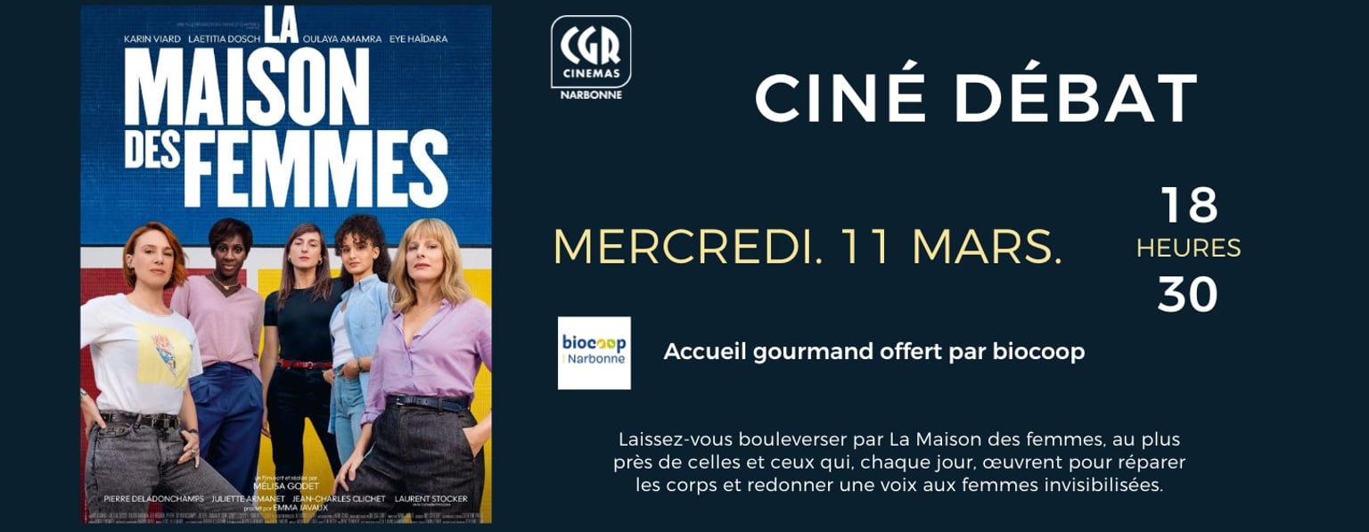 ❤️‍🩹 Ciné-débat : La Maison des femmes ❤️‍🩹