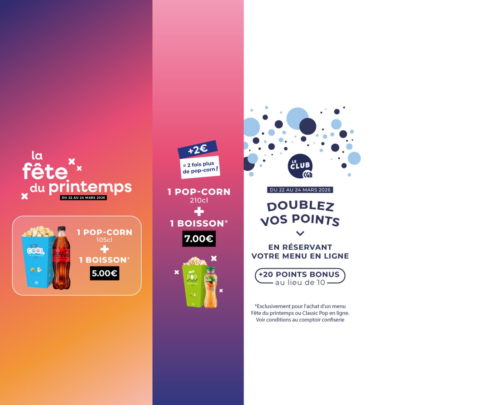 Offre Printemps du Cinéma 2026