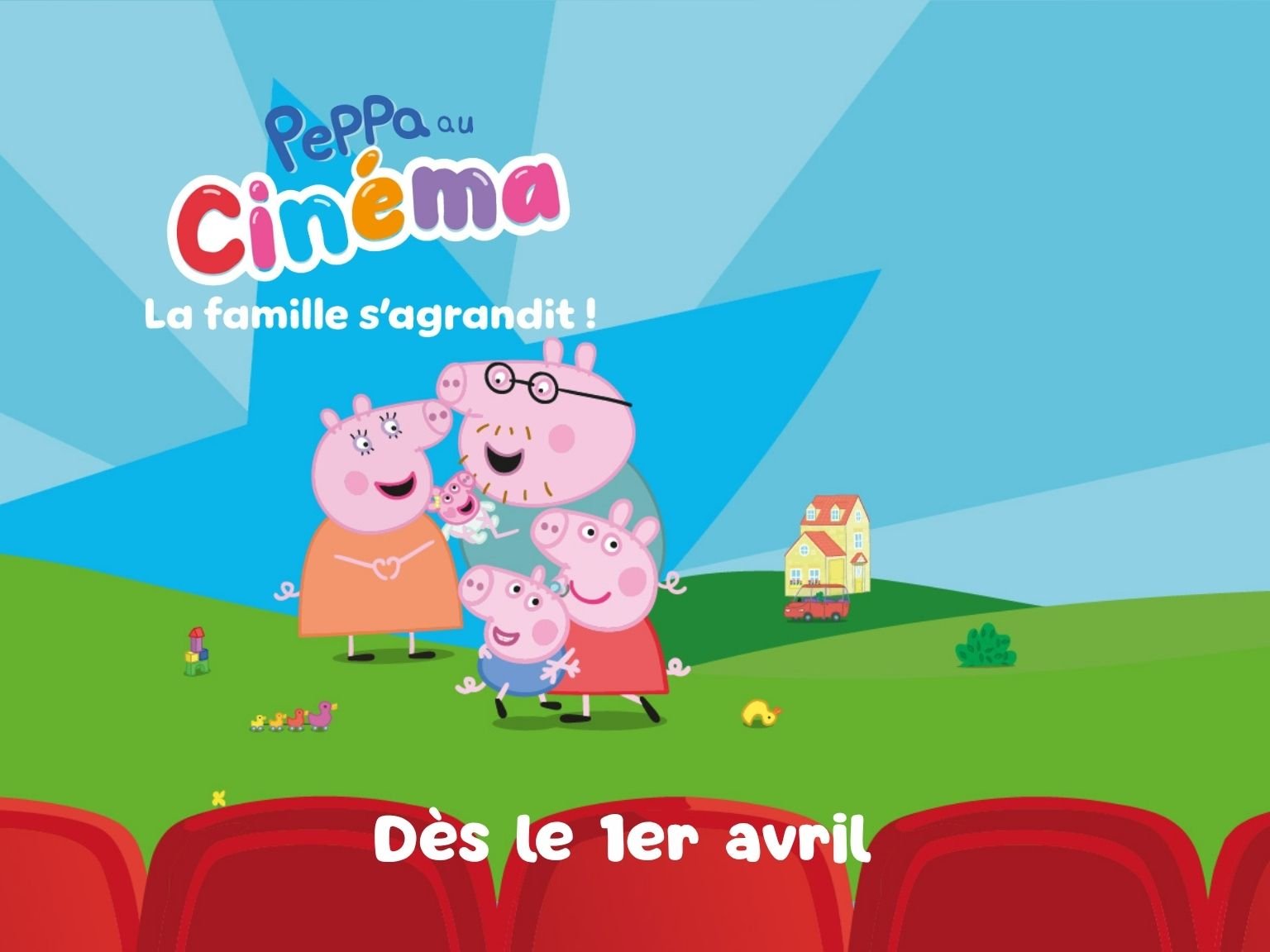 PEPPA AU CINÉMA LA FAMILLE S'AGRANDIT