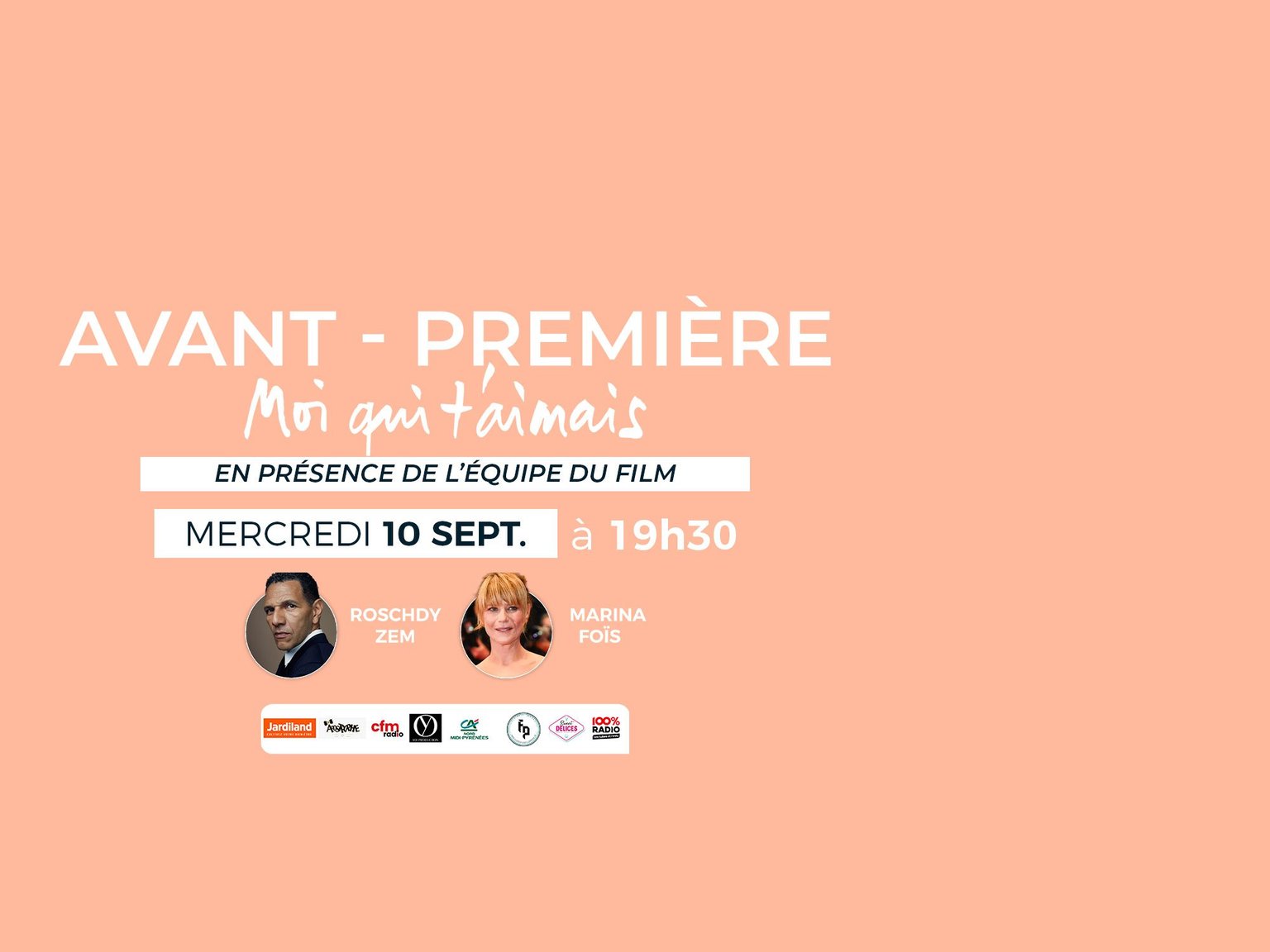 Moi qui t'aimais avant-première en présence de l'équipe du film