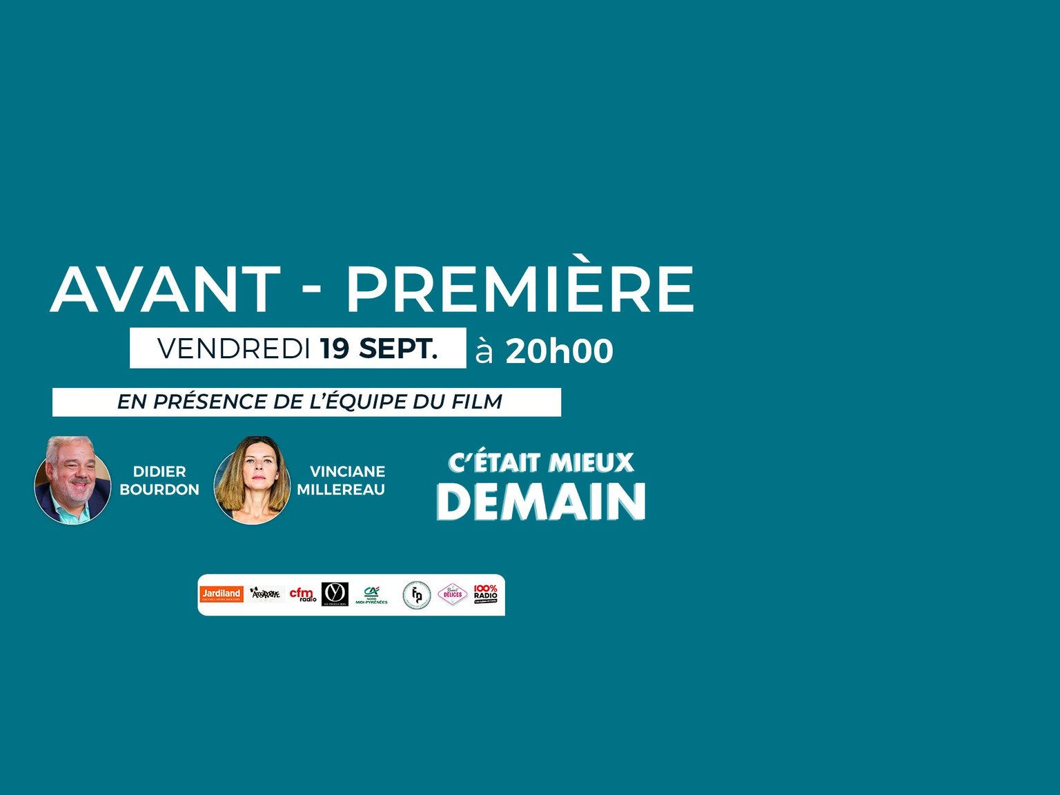 C'était mieux demain avant-première en présence de l'équipe du film