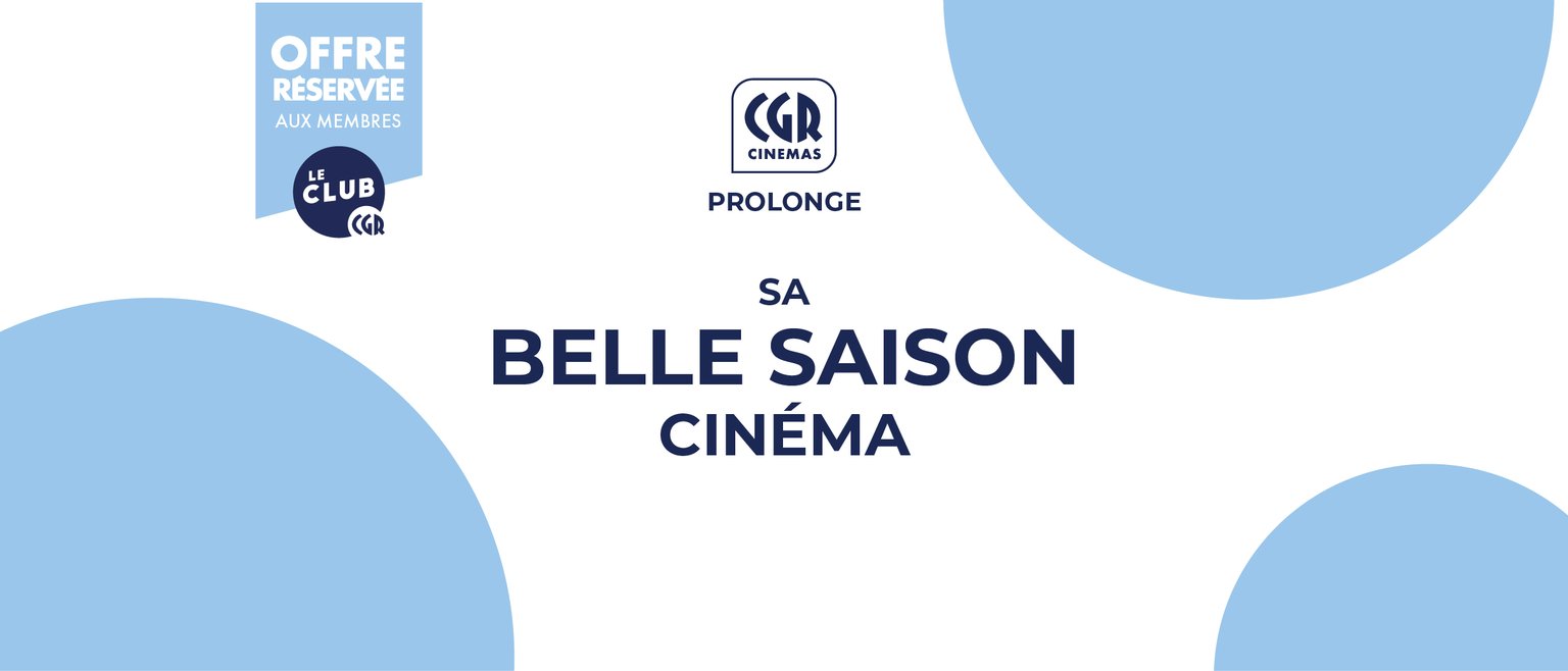CGR prolonge sa belle saison cinéma 