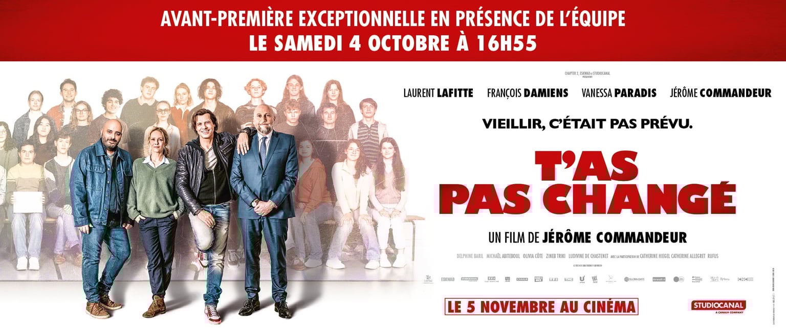 AVANT PREMIERE " T'AS PAS CHANGÉ" AVEC JÉRÔME COMMANDEUR
