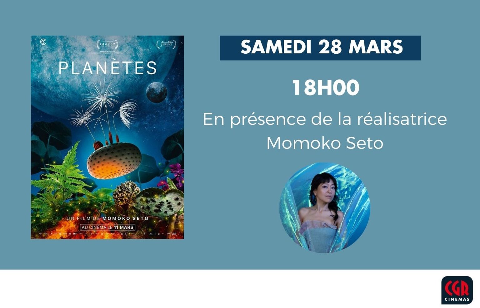 Séance en présence de la réalisatrice Planètes