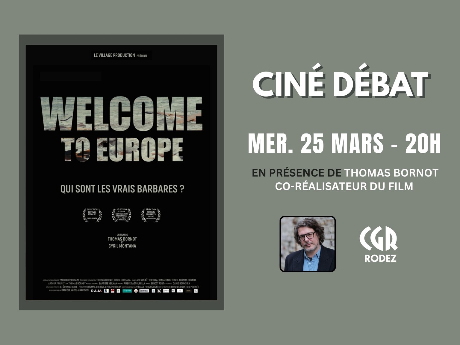 Ciné Débat - Welcome To Europe