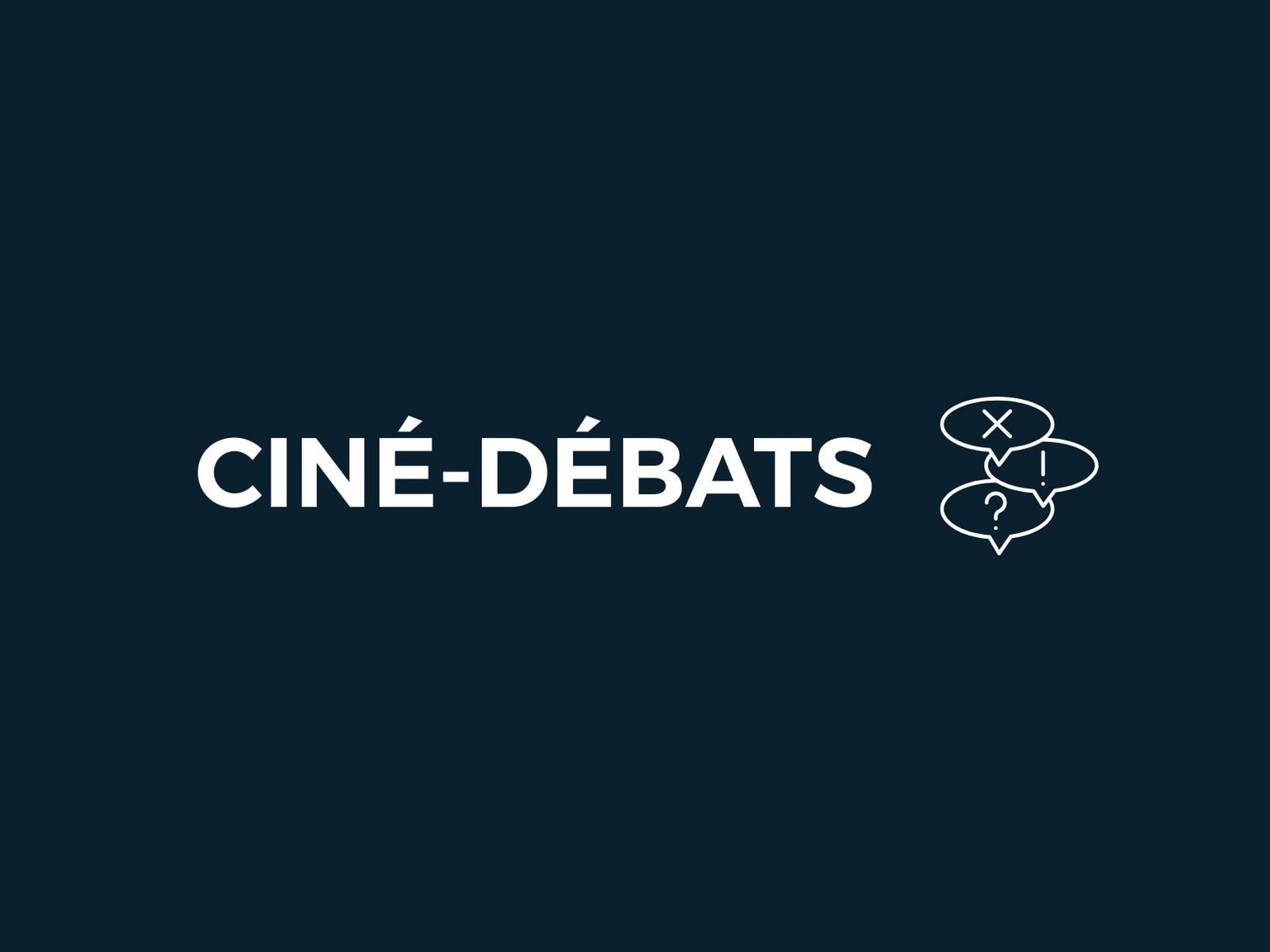 🗣️ Ciné-débats - Saison 2025-2026