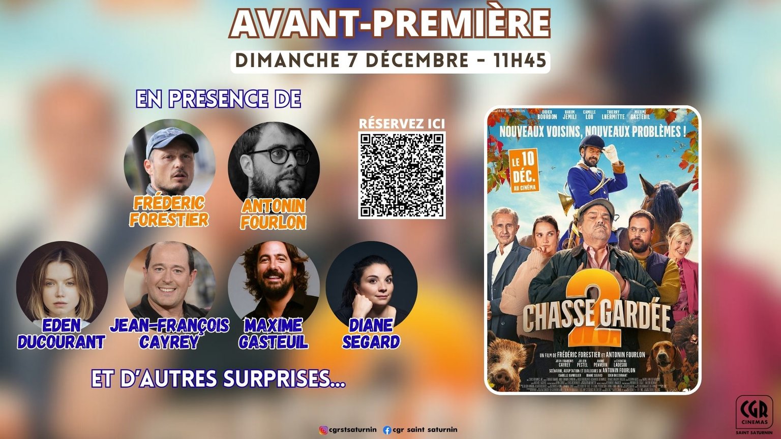 CHASSE GARDEE 2 en présence de l'équipe du film  