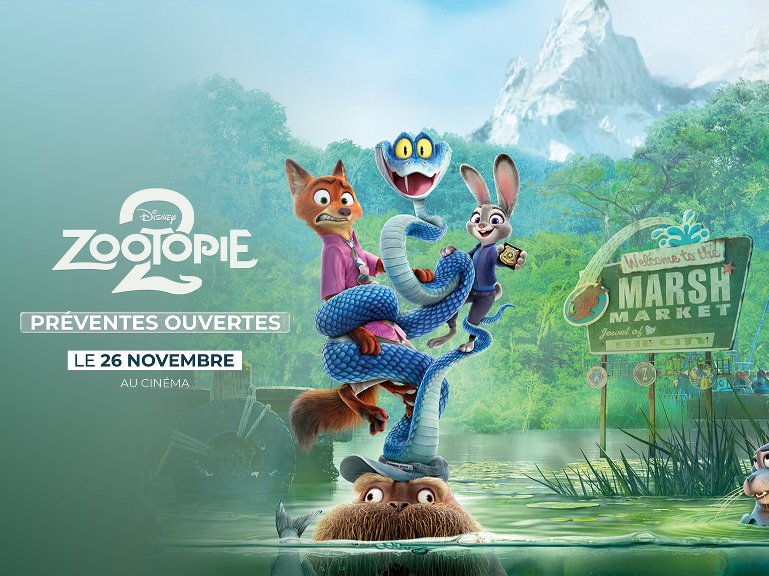 Préventes Ouvertes 🐰 Zootopie 2