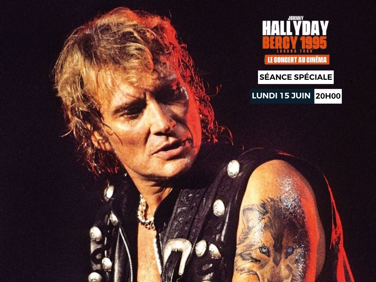 JOHNNY HALLYDAY, LORADA TOUR - BERCY 1995