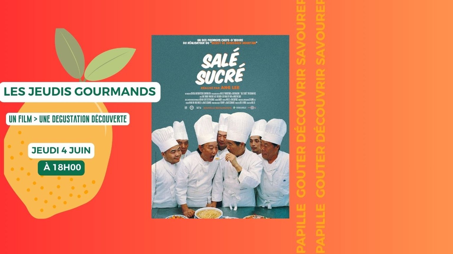 JEUDIS GOURMANDS: "SALÉ SUCRÉ"