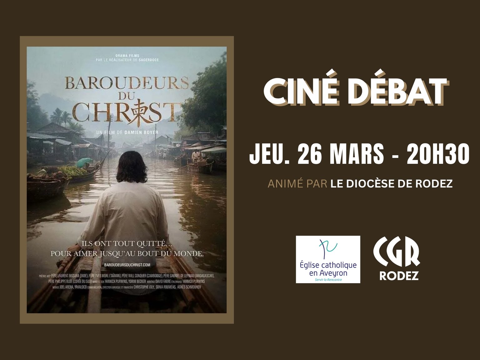 Ciné Débat - Baroudeurs du Christ