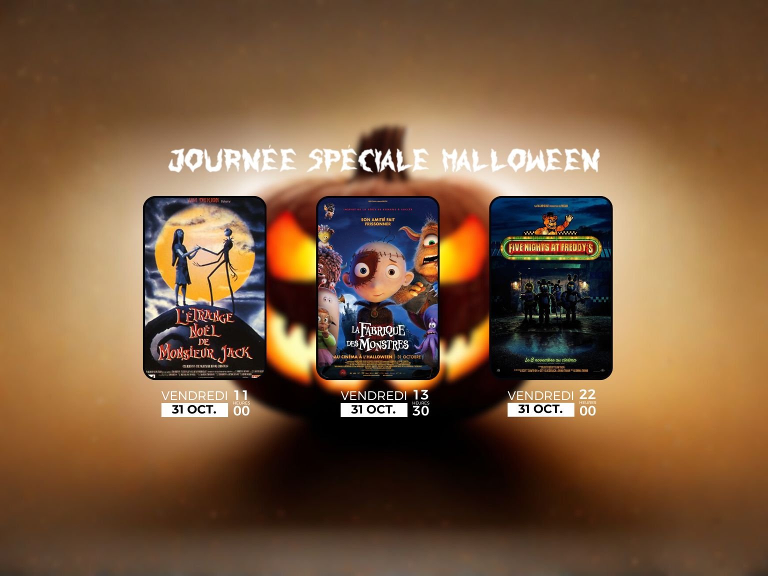 Préventes : JOURNEE HALLOWEEN