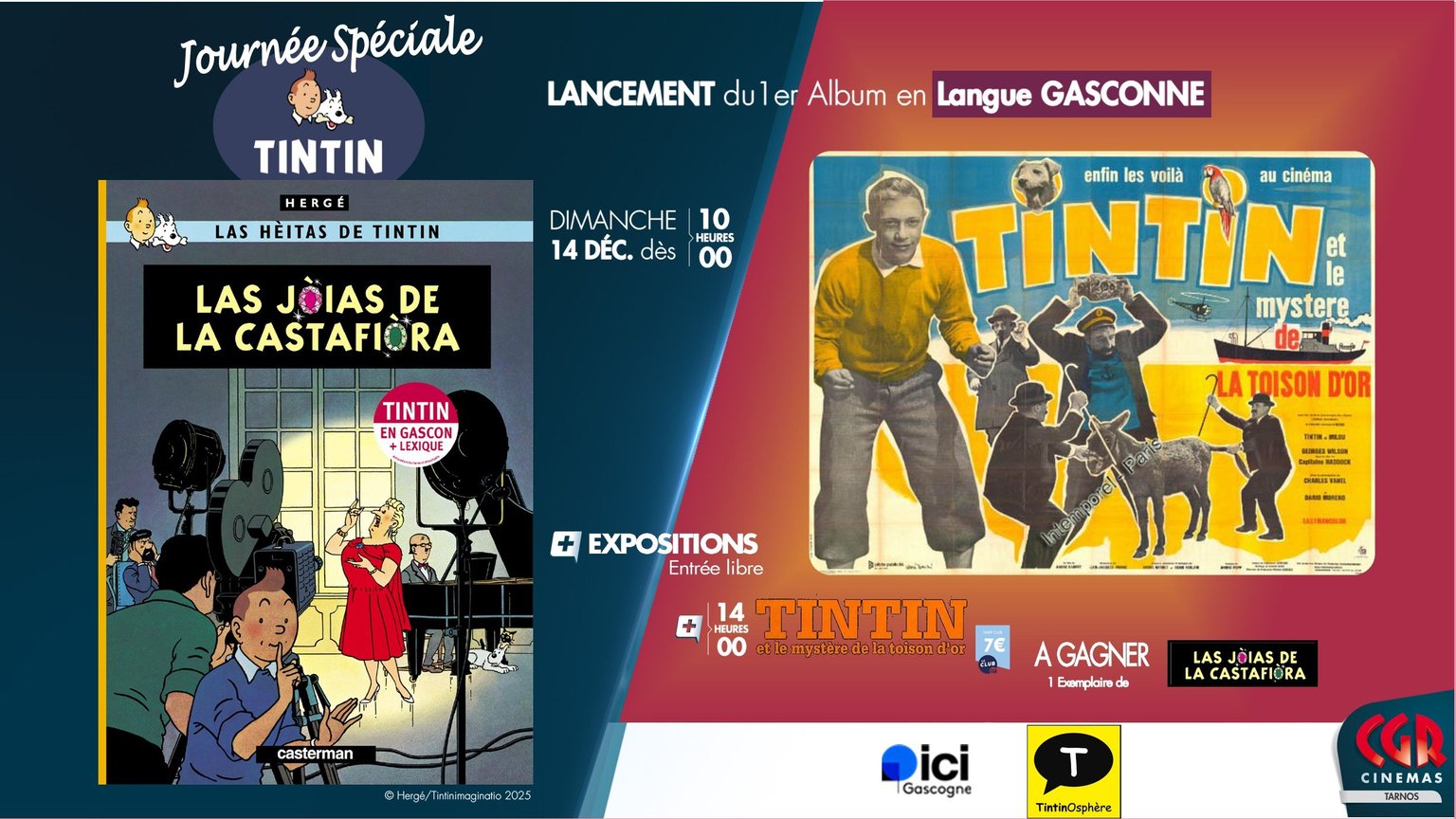 Journée Spéciale : Tintin Et le Mystère De La Toison d'Or