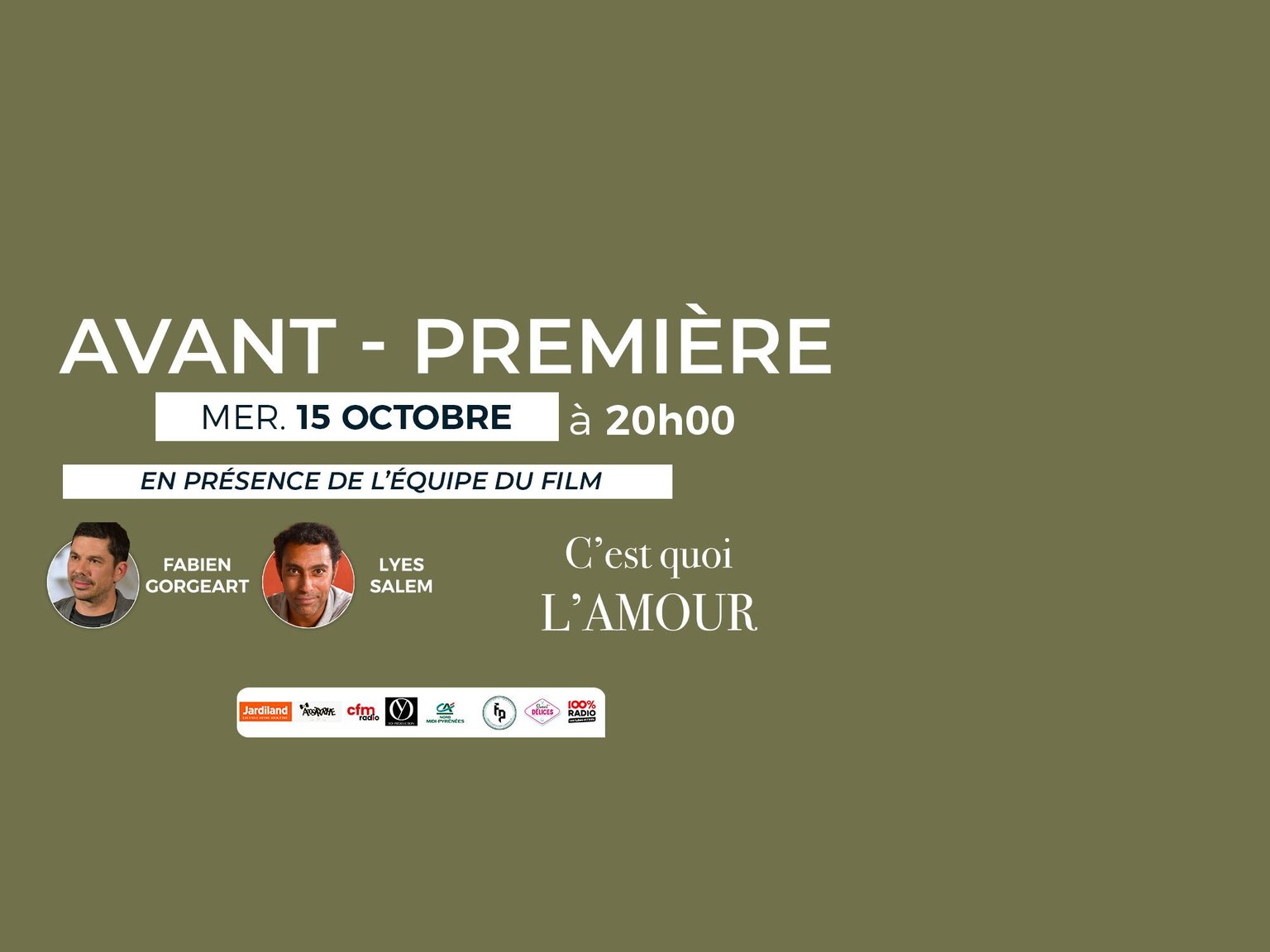 C'est quoi l'amour avant-première en présence de l'équipe du film