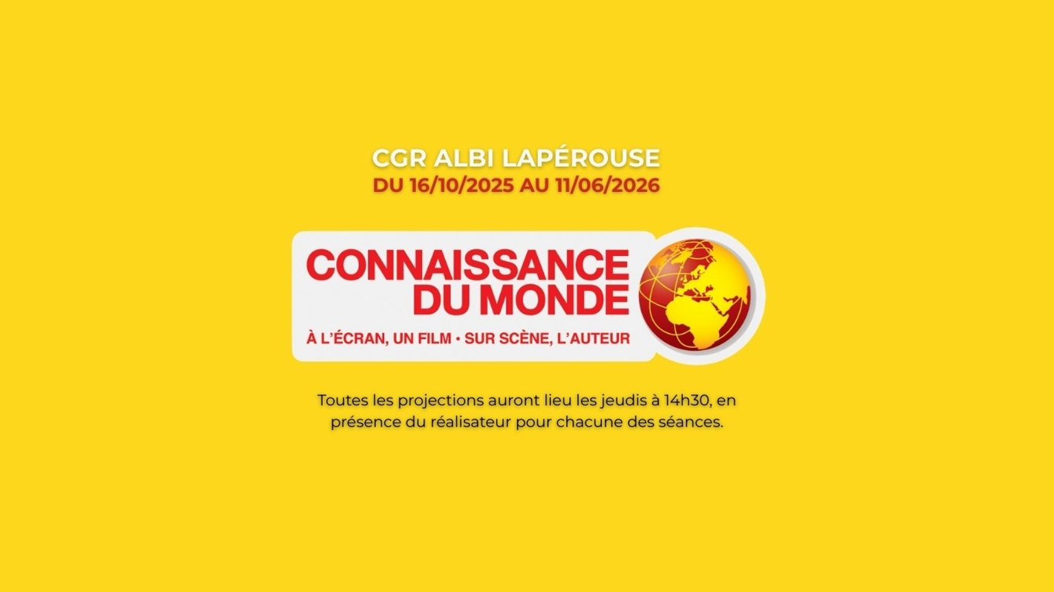 CINÉ-CONFÉRENCES : "Connaissance du monde"