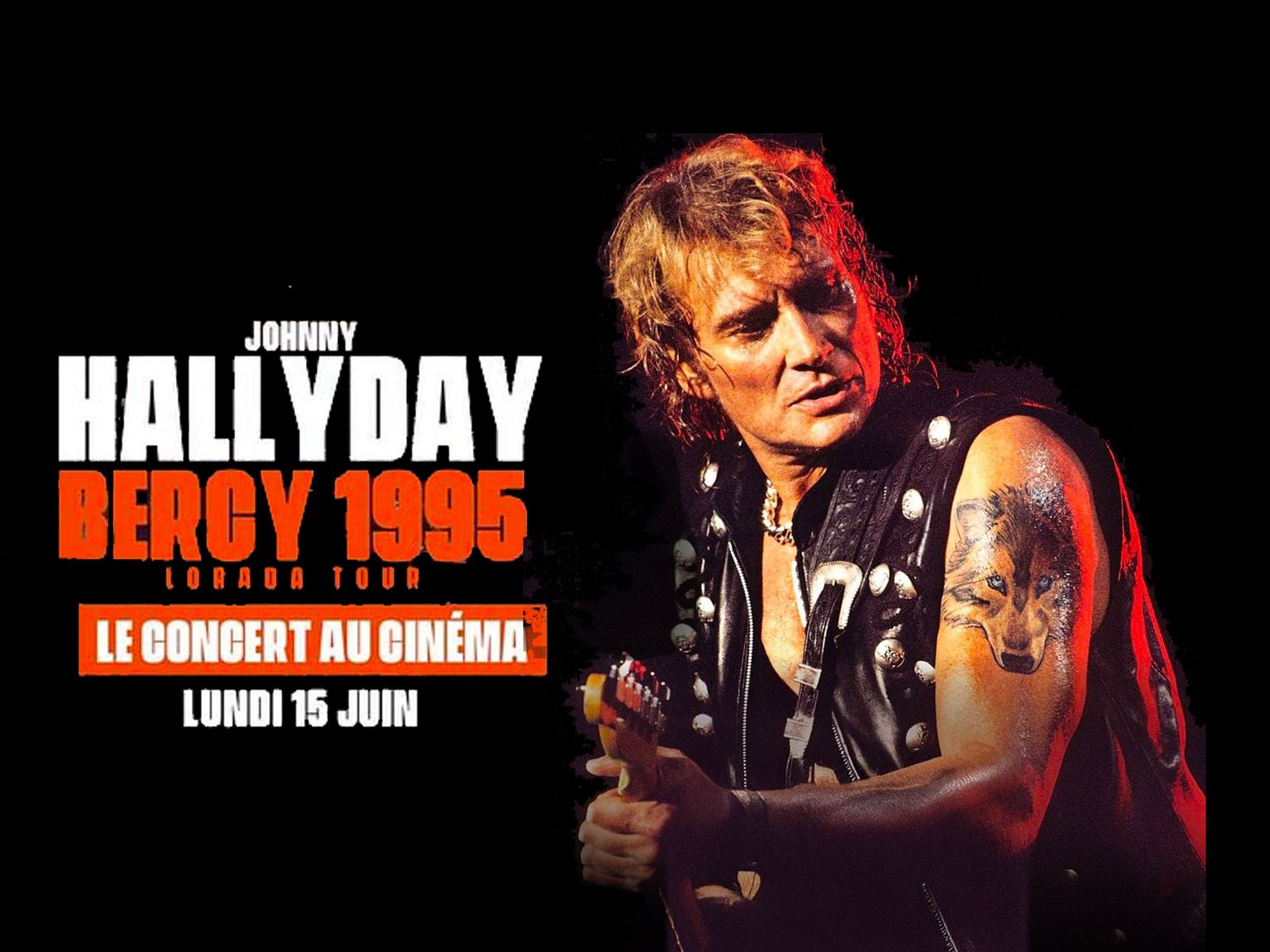 JOHNNY HALLYDAY, LORADA TOUR - BERCY 1995