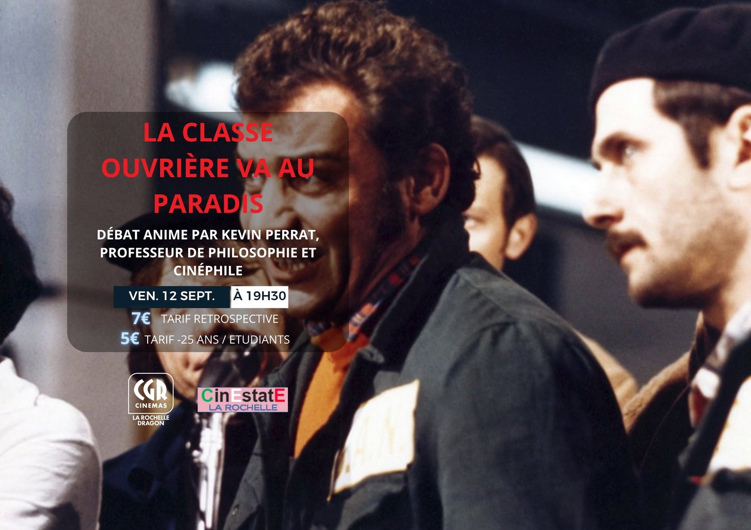 Débat sur le film "La classe ouvrière va au Paradis"