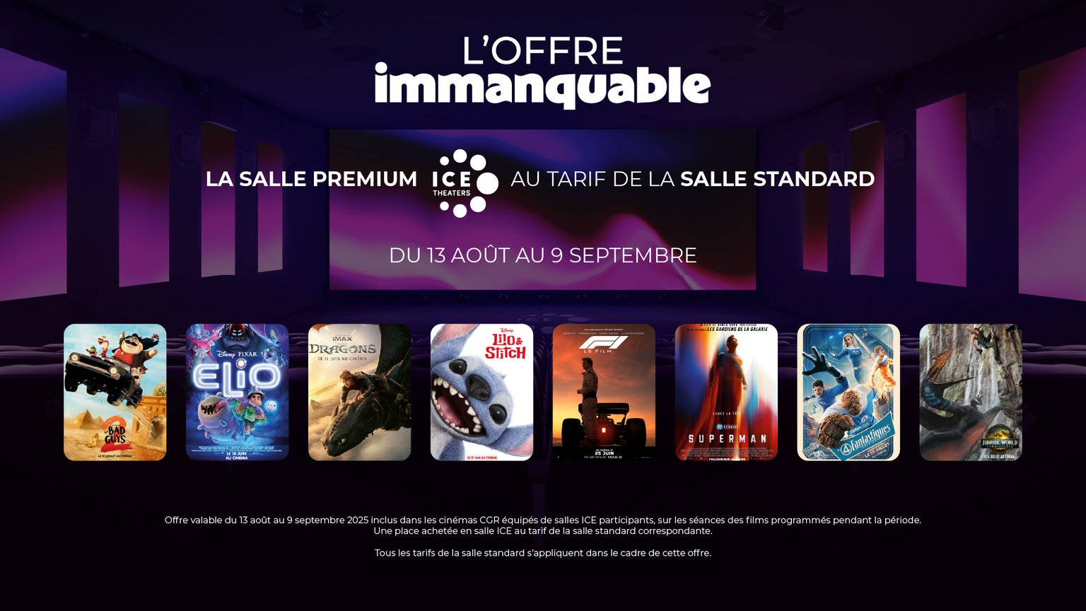 L'OFFRE IMMANQUABLE - SALLE ICE 
