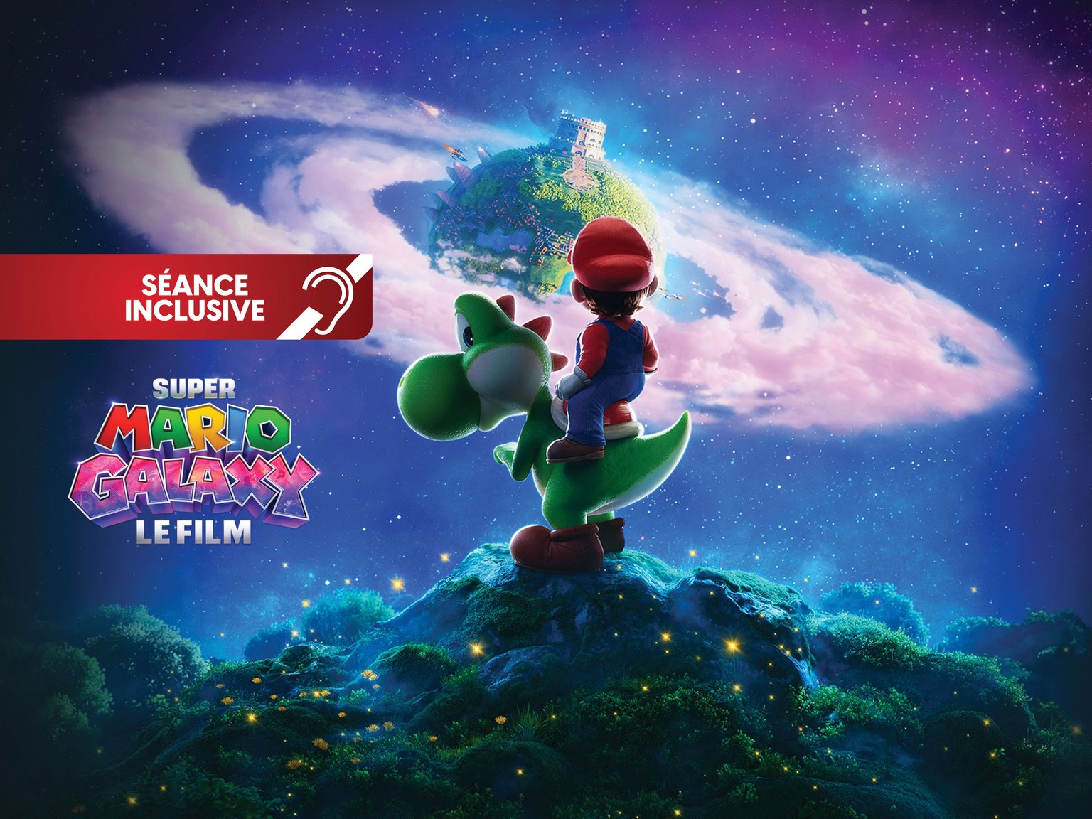 Séance inclusive "Super Mario Galaxy Le Film"