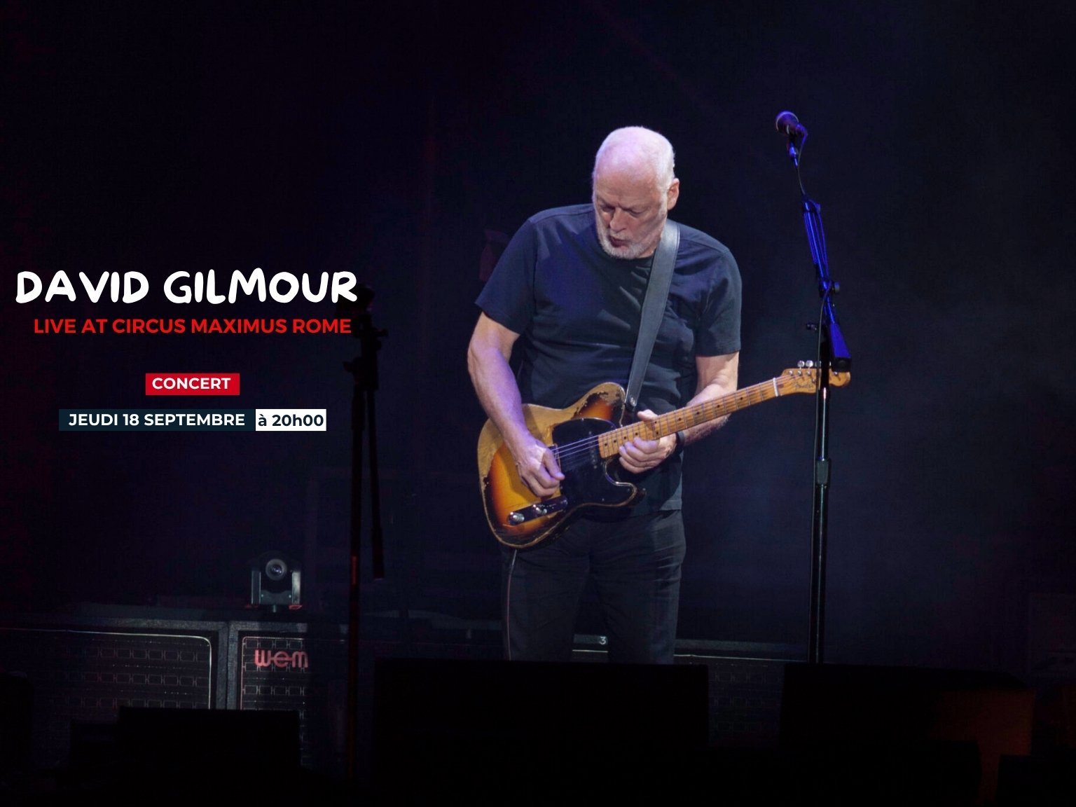 DAVID GILMOUR LIVE AT THE CIRCUS MAXIMUS