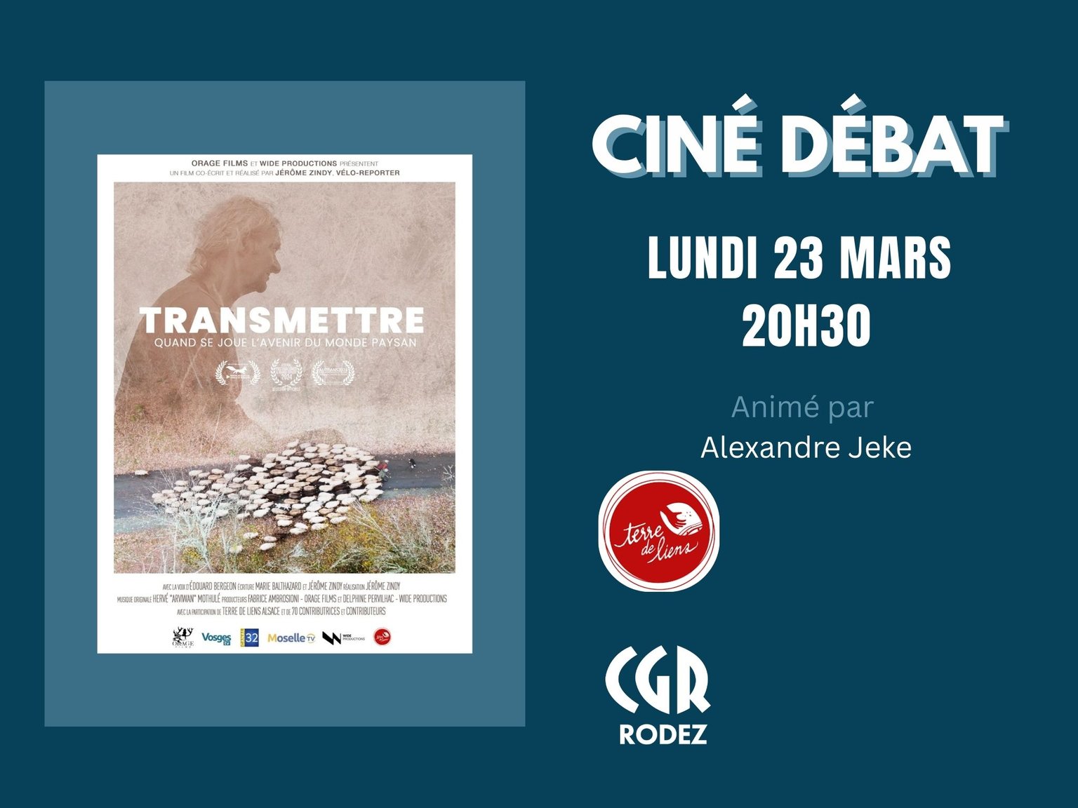 Ciné débat - TRANSMETTRE 