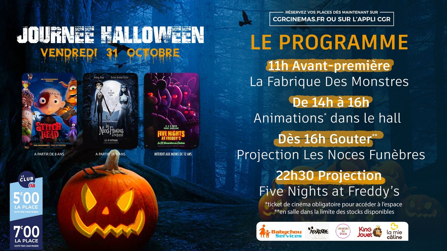 Journée halloween -Pour les petits et les plus grands