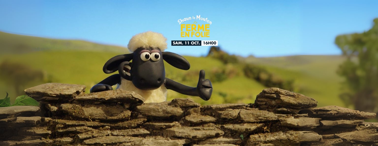 Ciné-Animation : Shaun le Mouton - la ferme en folie