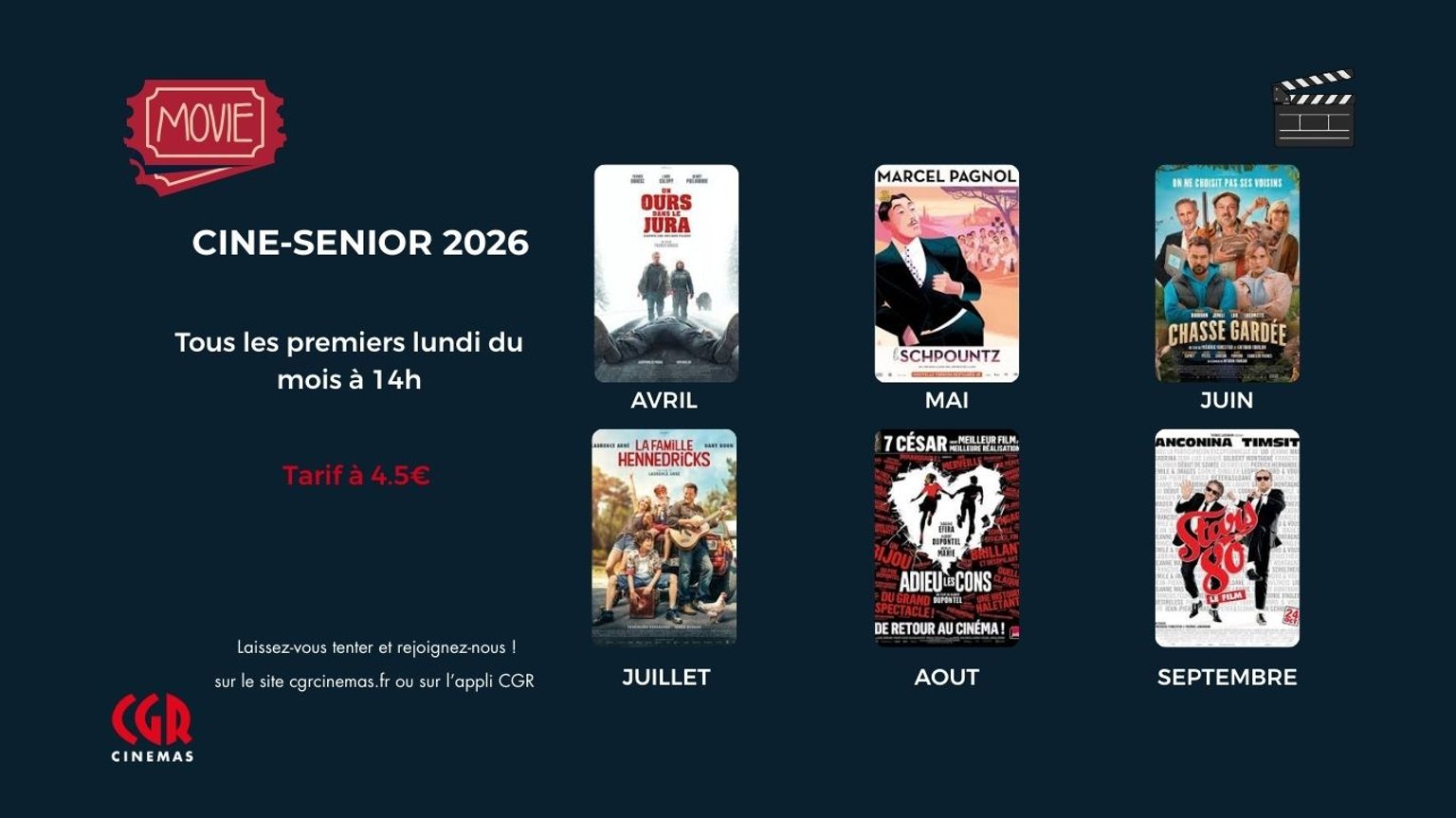 Ciné-Sénior 2026