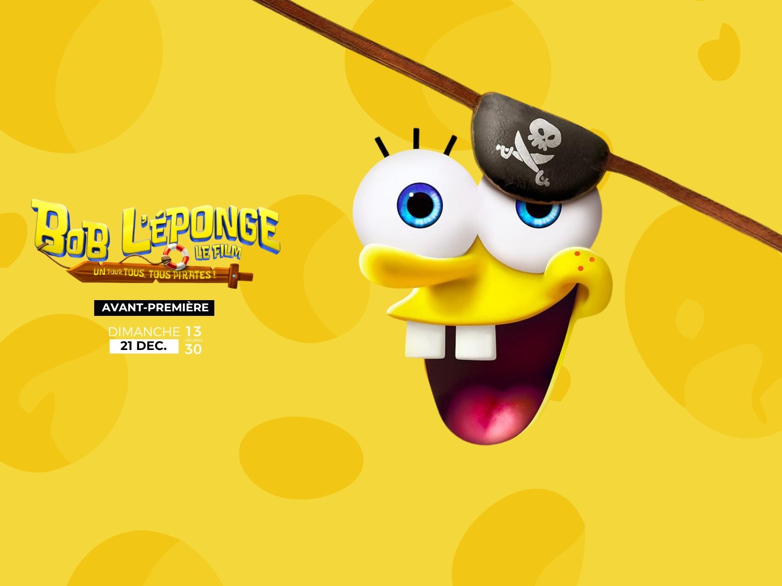 Avant-première : BOB L'EPONGE