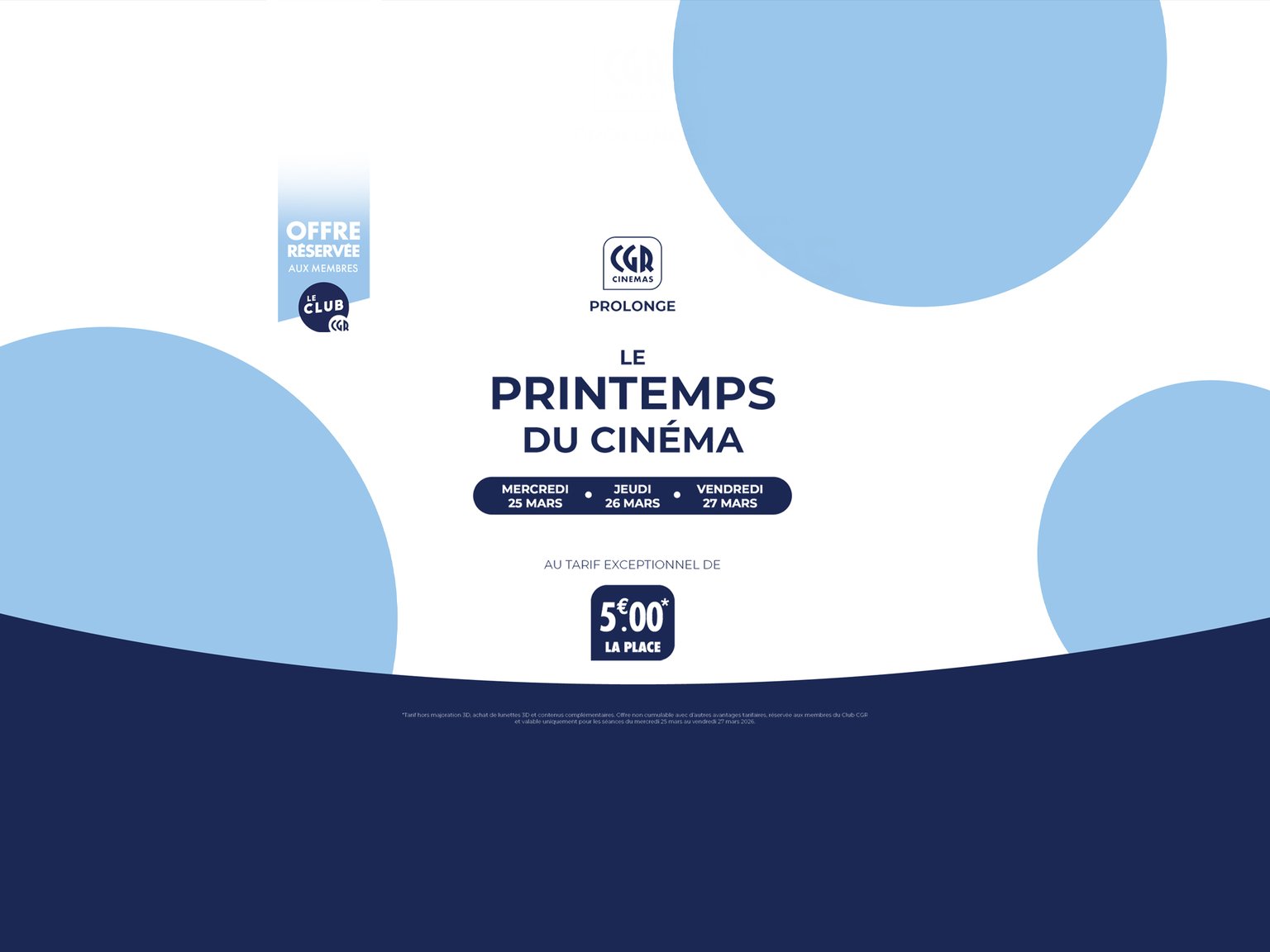 🦋 Prolongation Printemps du Cinéma 2026