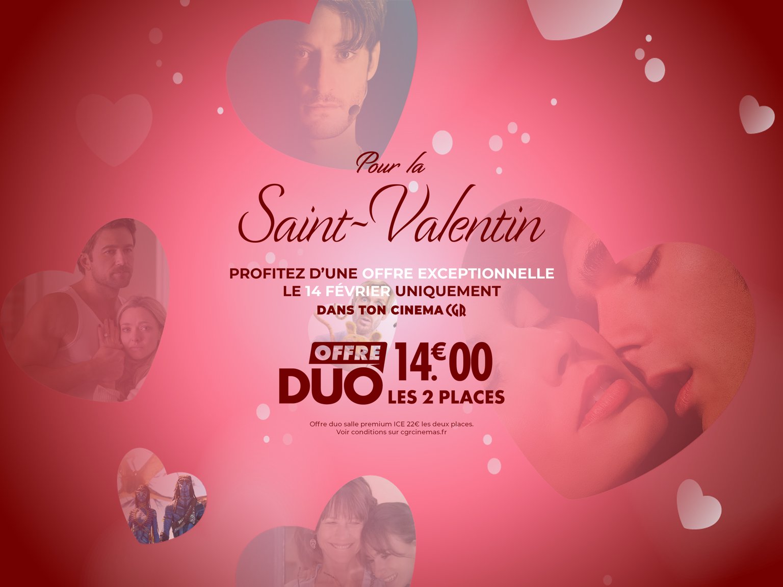 💝 Offre Saint - Valentin samedi 14 février 2026 Offre Duo 💝 