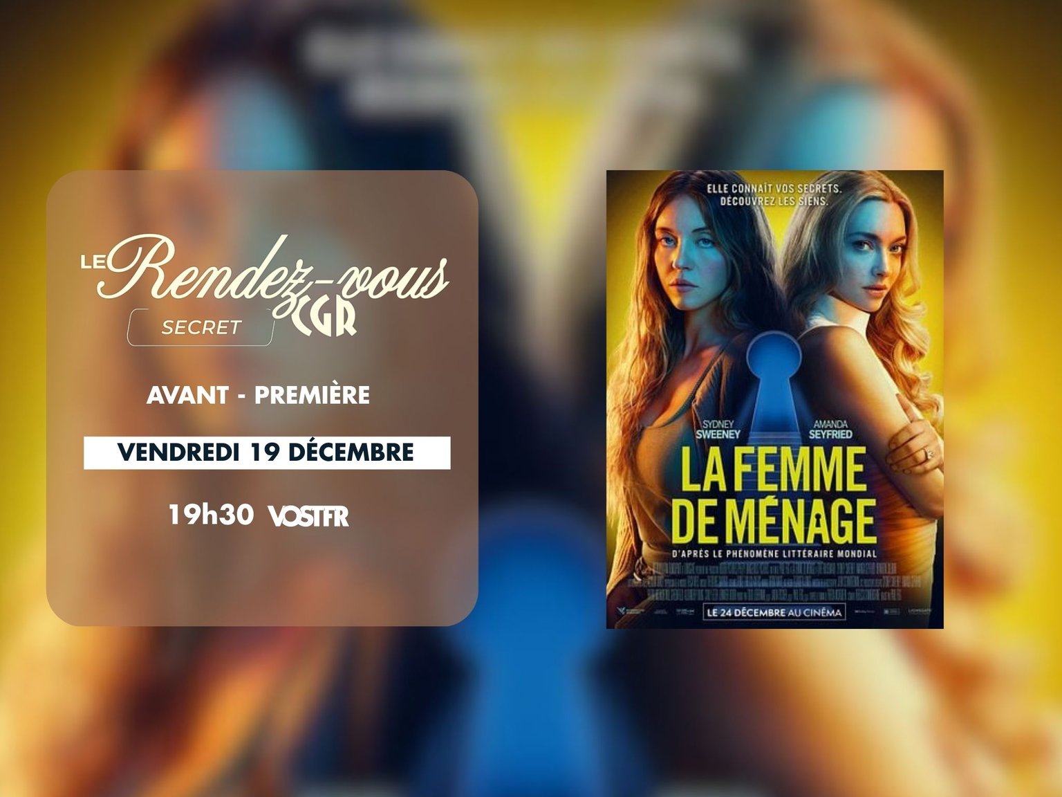 Avant-première La femme de ménage