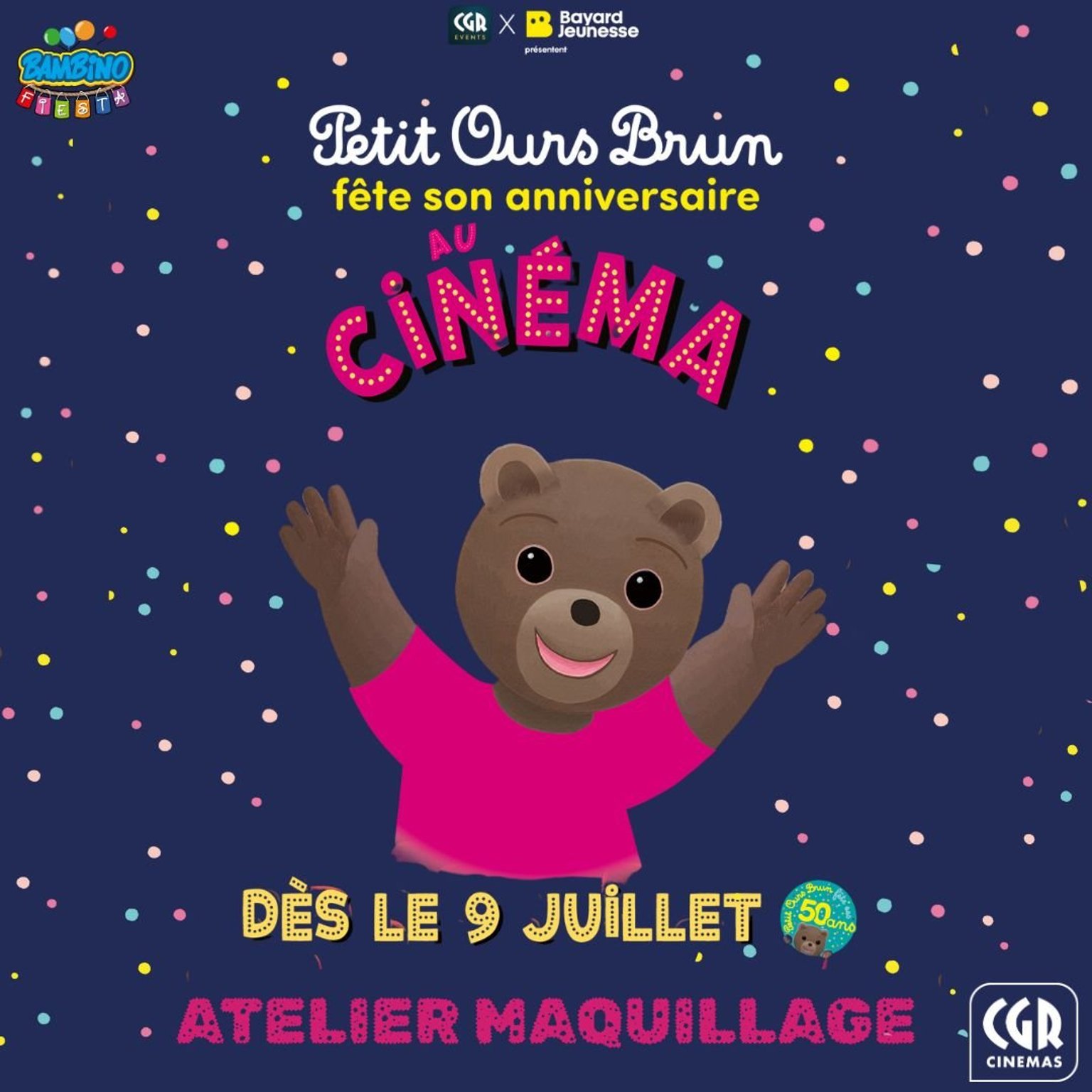 🐻✨ ATELIER MAQUILLAGE – PETIT OURS BRUN ✨🐻