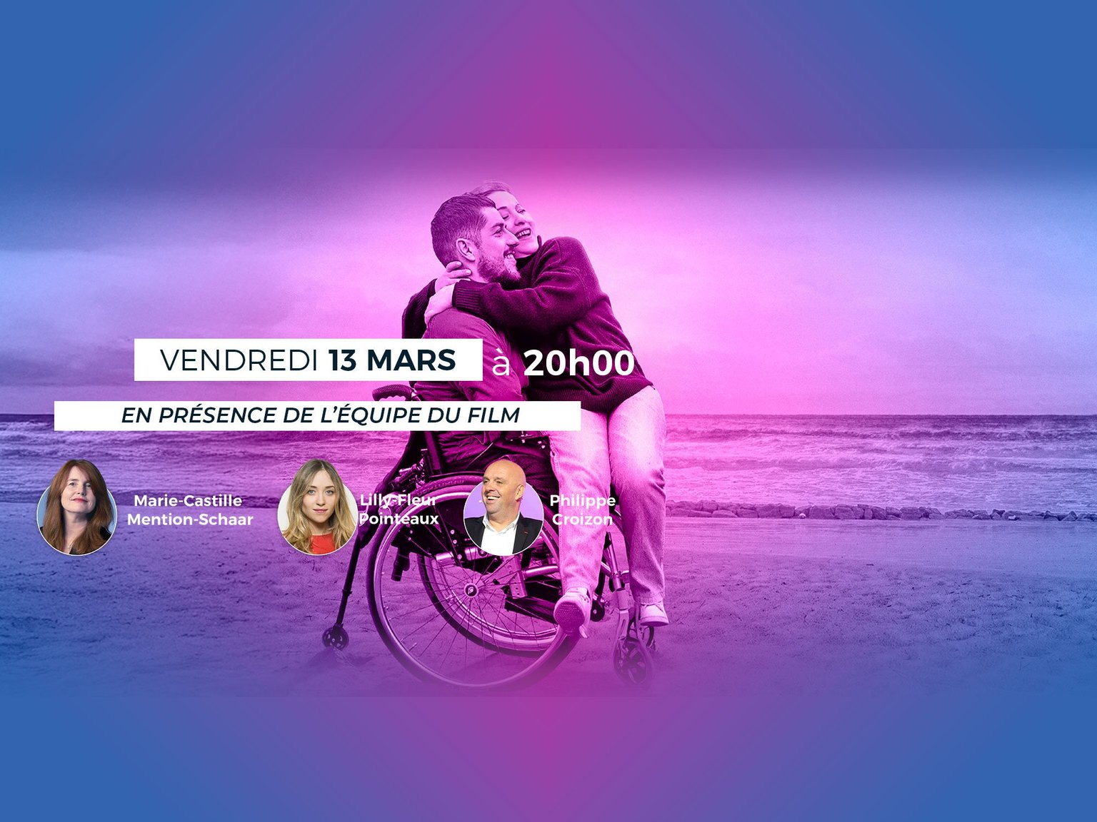 Pour le meilleur en Avant-première le vendredi 13 mars à 20h00 en présence de Philippe Croizon