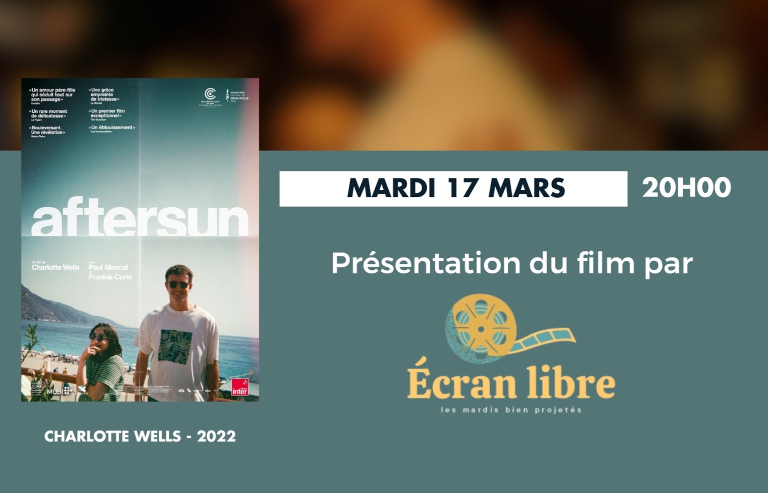 Ecran Libre : Aftersun
