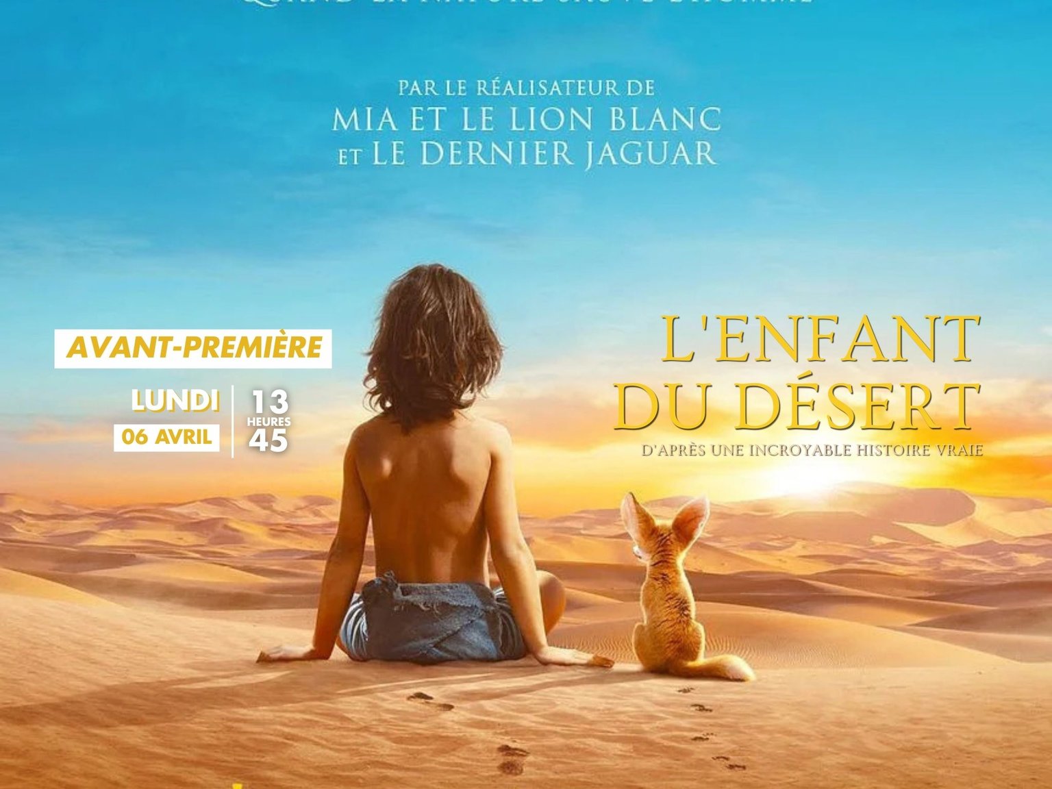 CGR BLAGNAC - L'ENFANT DU DÉSERT