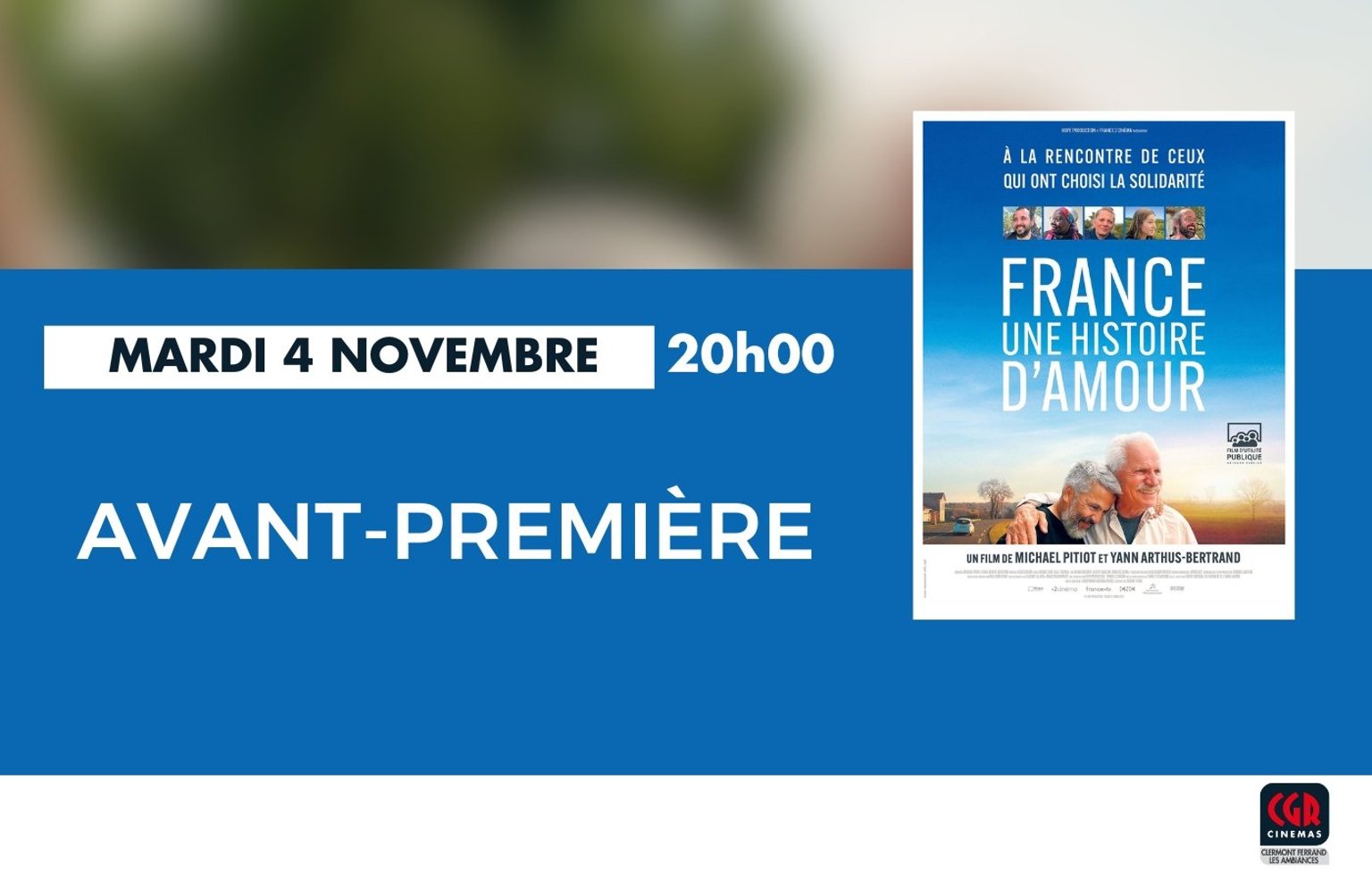 Avant Première France, une histoire d'amour
