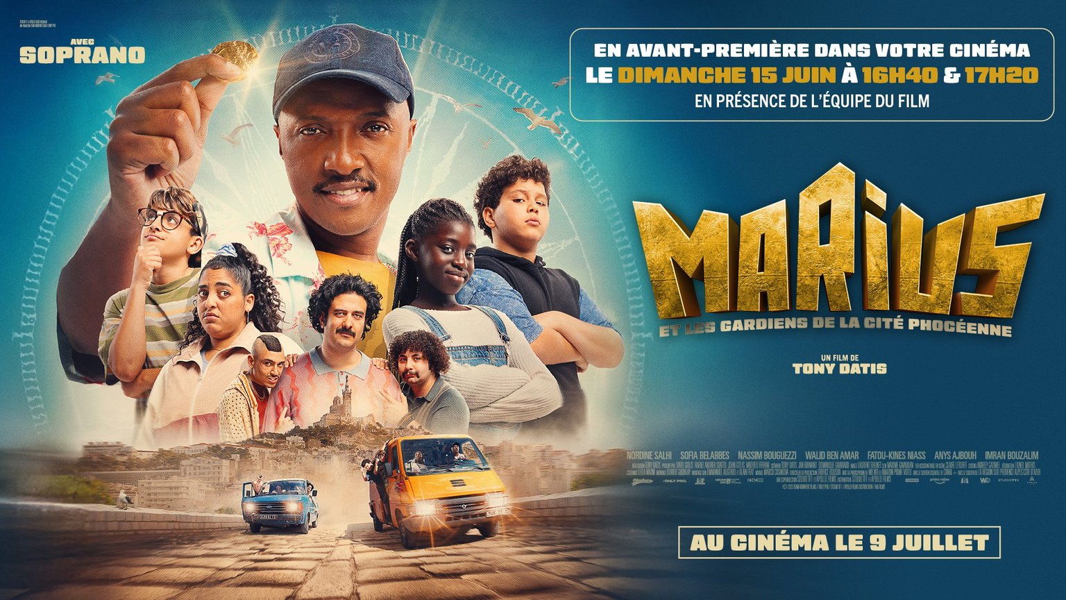 Avant-première de Marius et les gardiens de la cité phocéenne en présence de SOPRANO