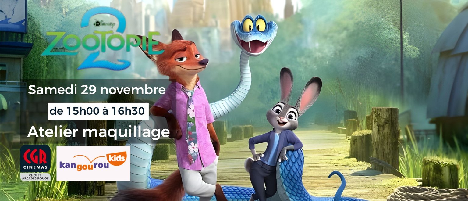 Atelier Maquillage - Zootopie 2