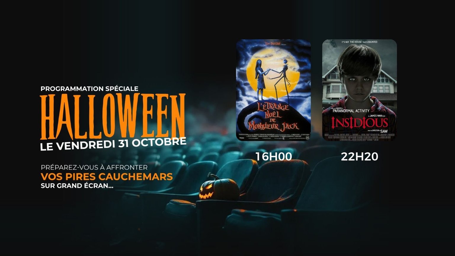 Programmation Spéciale Halloween 🎃