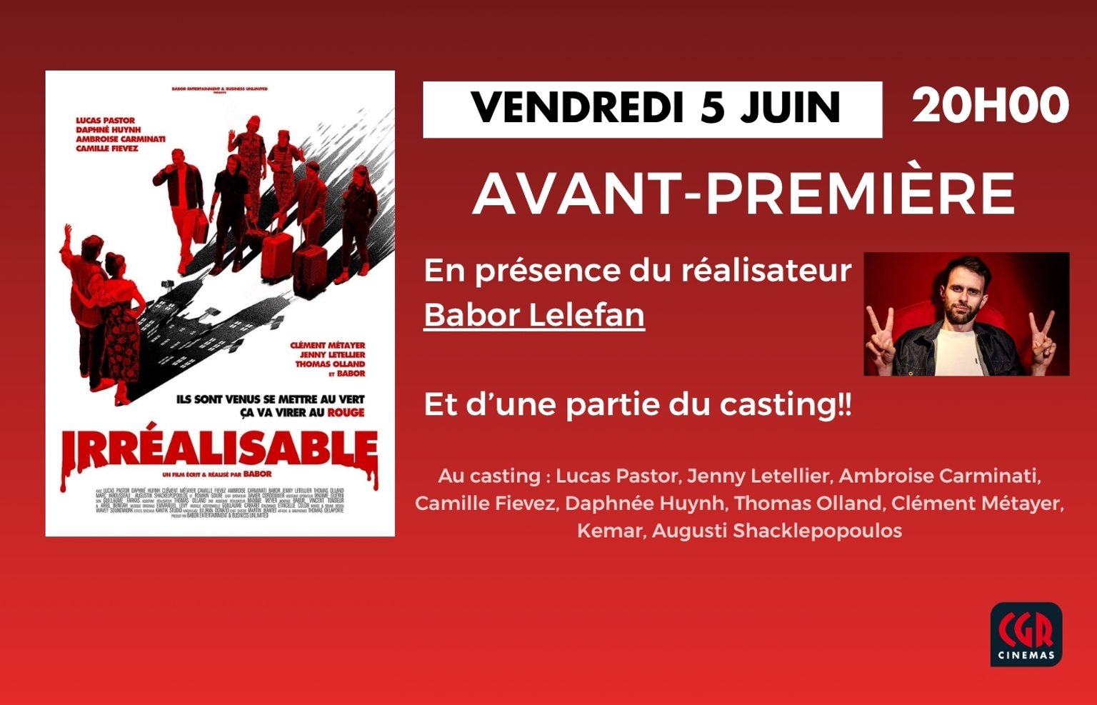 Avant-Première en présence du réalisateur !