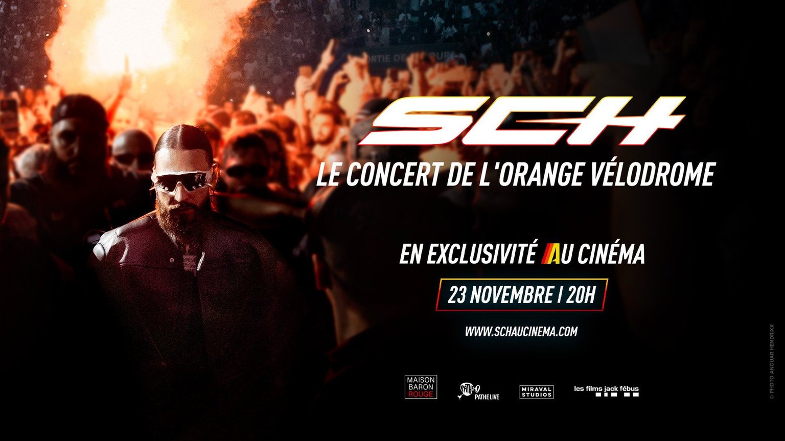 SCH - Le Concert de l'Orange Vélodrome au cinéma - CGR Cinémas