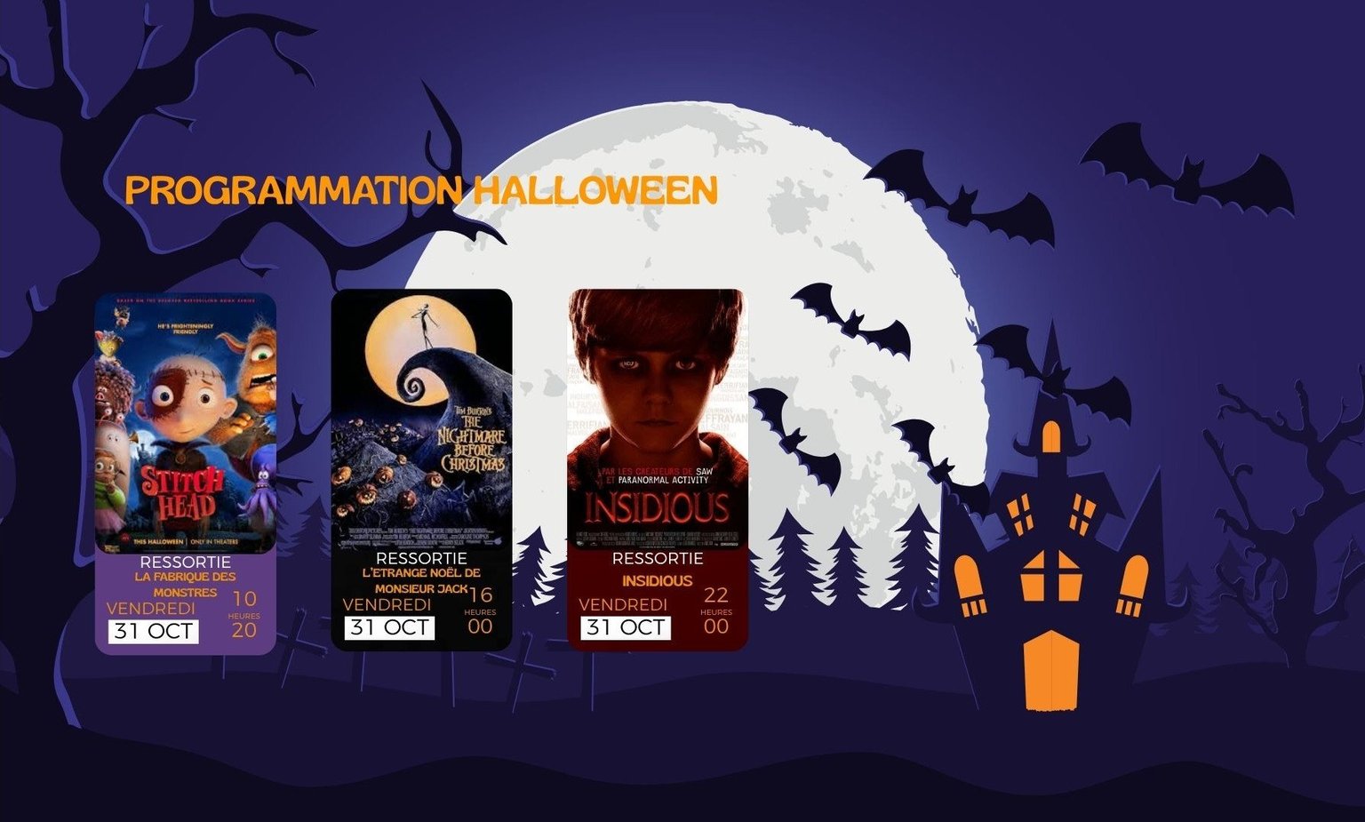 🎃 Programmation Spéciale Halloween 👻