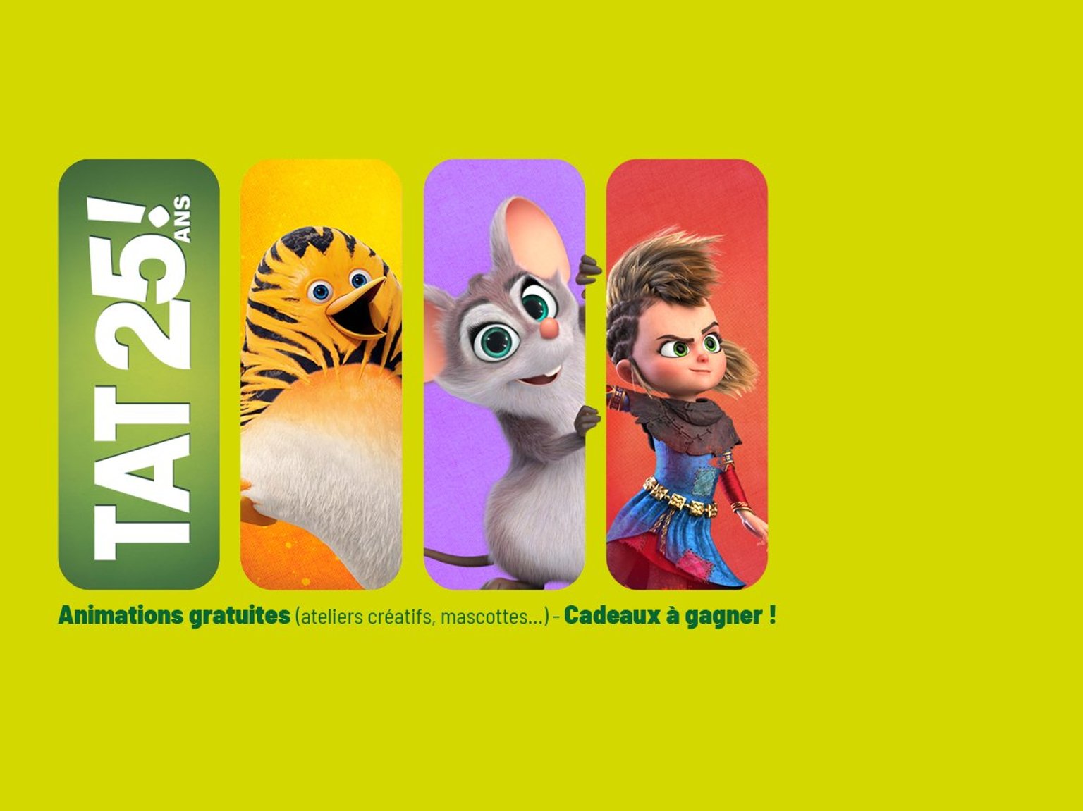 Votre CGR BLAGNAC fête les 25 ans du studio d'animation toulousain TAT PRODUCTIONS