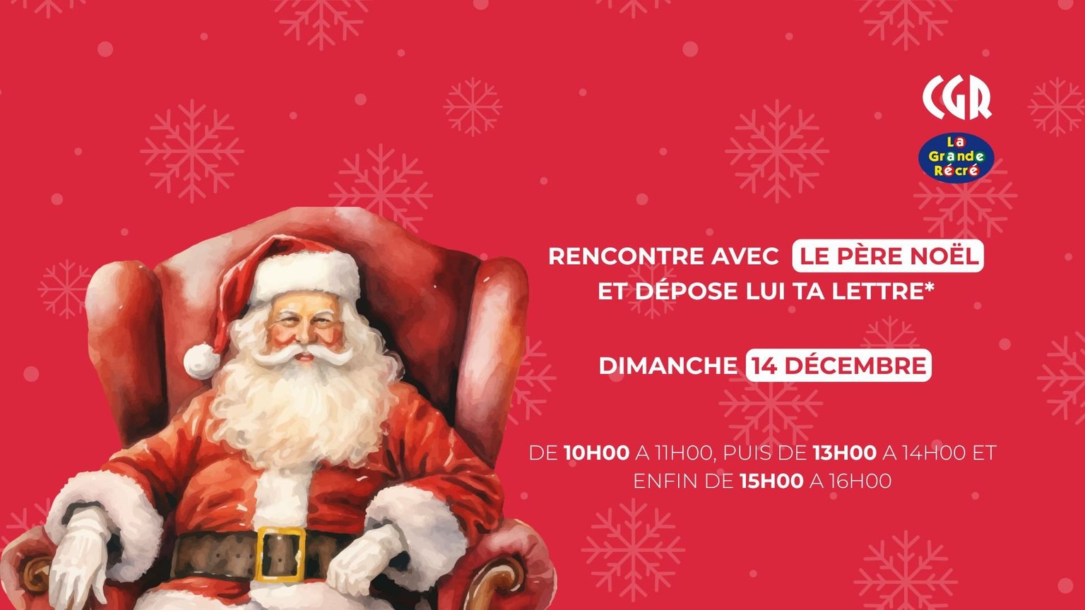 🎅 Le Père Noël arrive au CGR Bordeaux Le Français ! 🎄