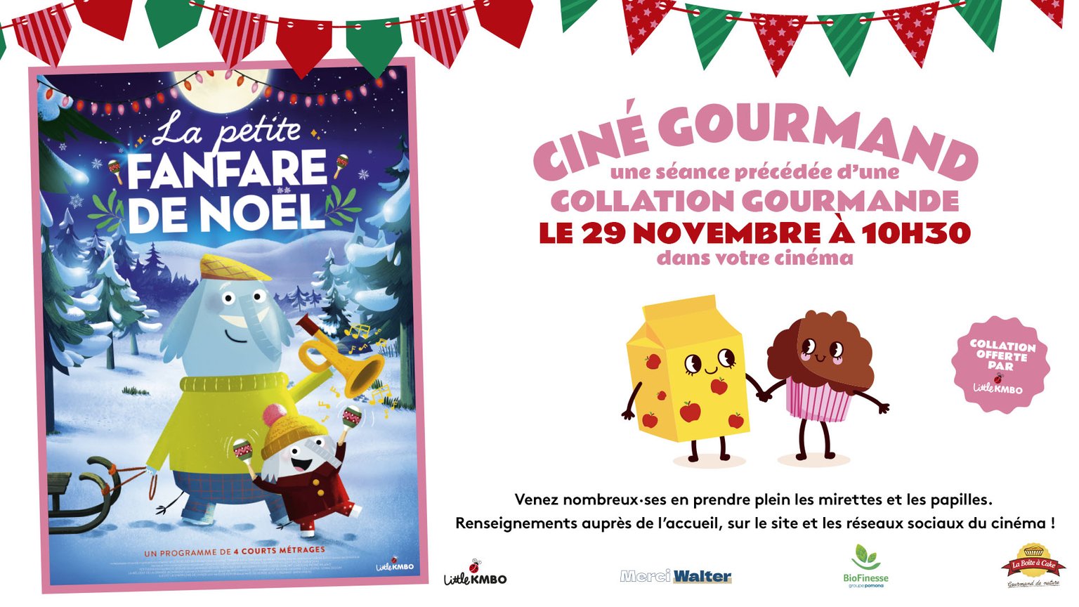 Ciné Gourmand - La Petite Fanfare de Noël