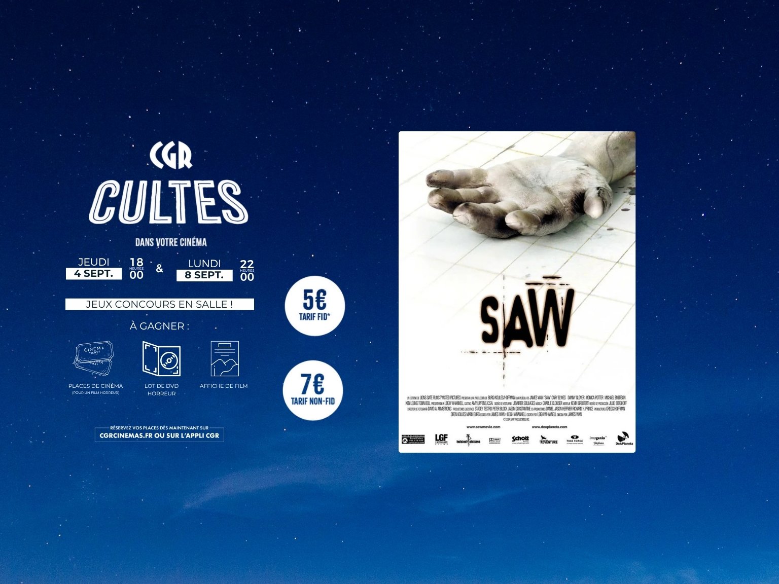 CGR CULTES : SAW