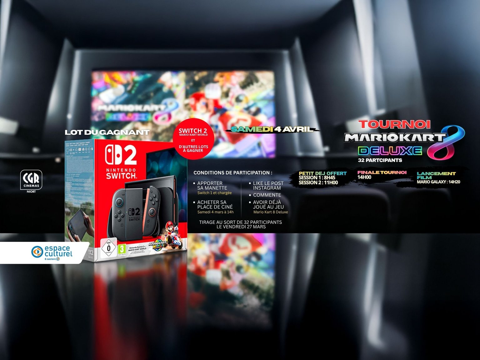 Super Mario Galaxy, le film - TOURNOI & TOMBOLA