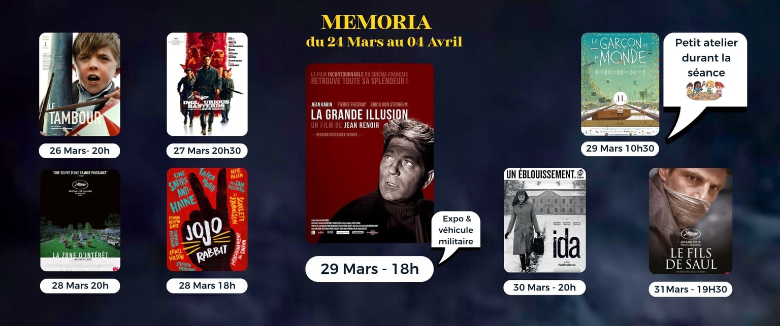 🎬 MEMORIA - Le Cycle Mémoire au cinéma